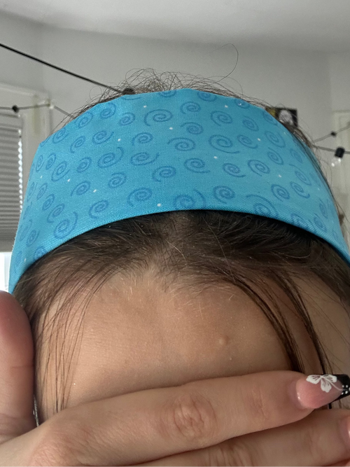 Blue Whimsy Swirl Headband