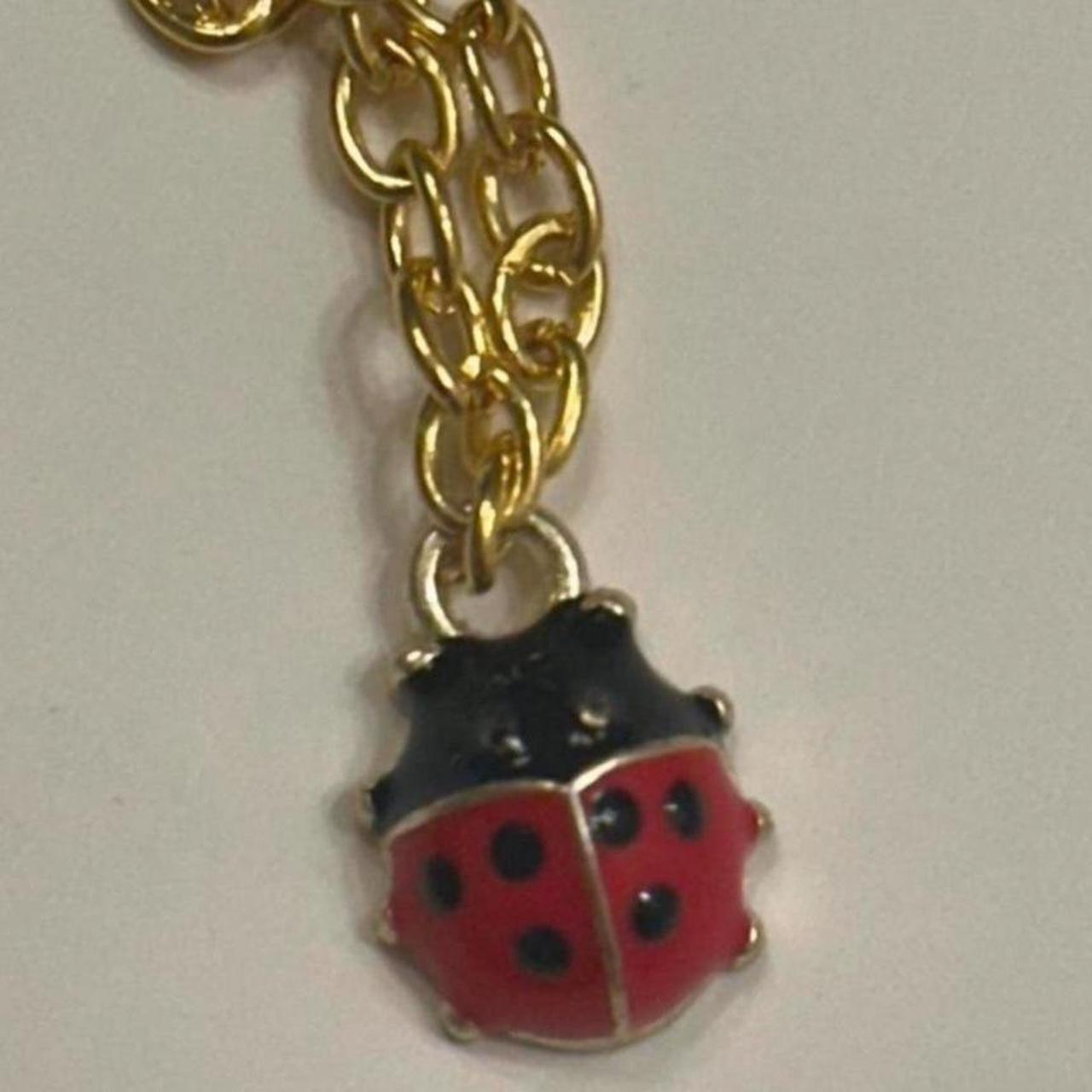 Gold Ladybug Necklace