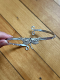 Silver Dragonfly Charm Arm Cuff