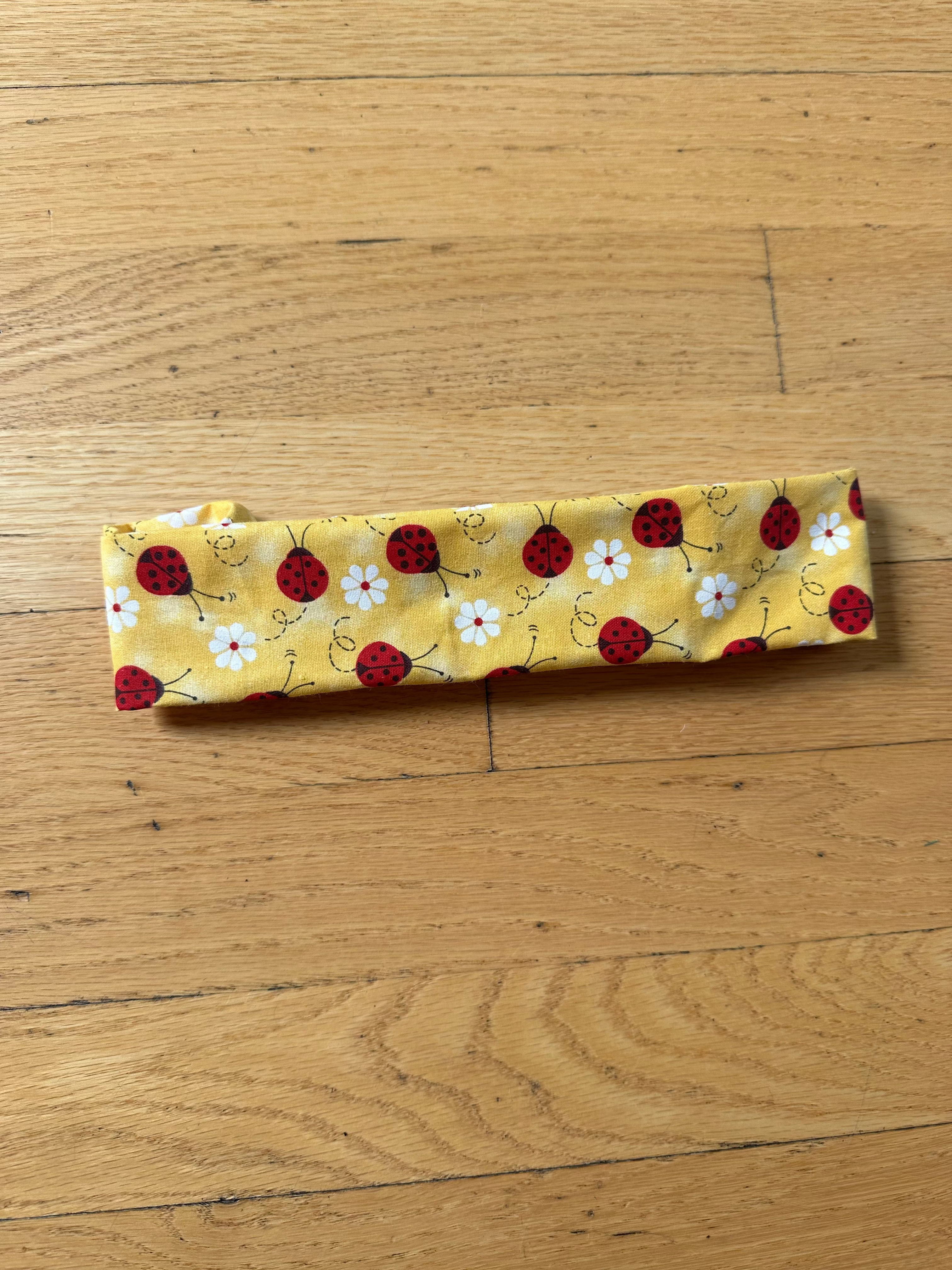Yellow Ladybug Headband