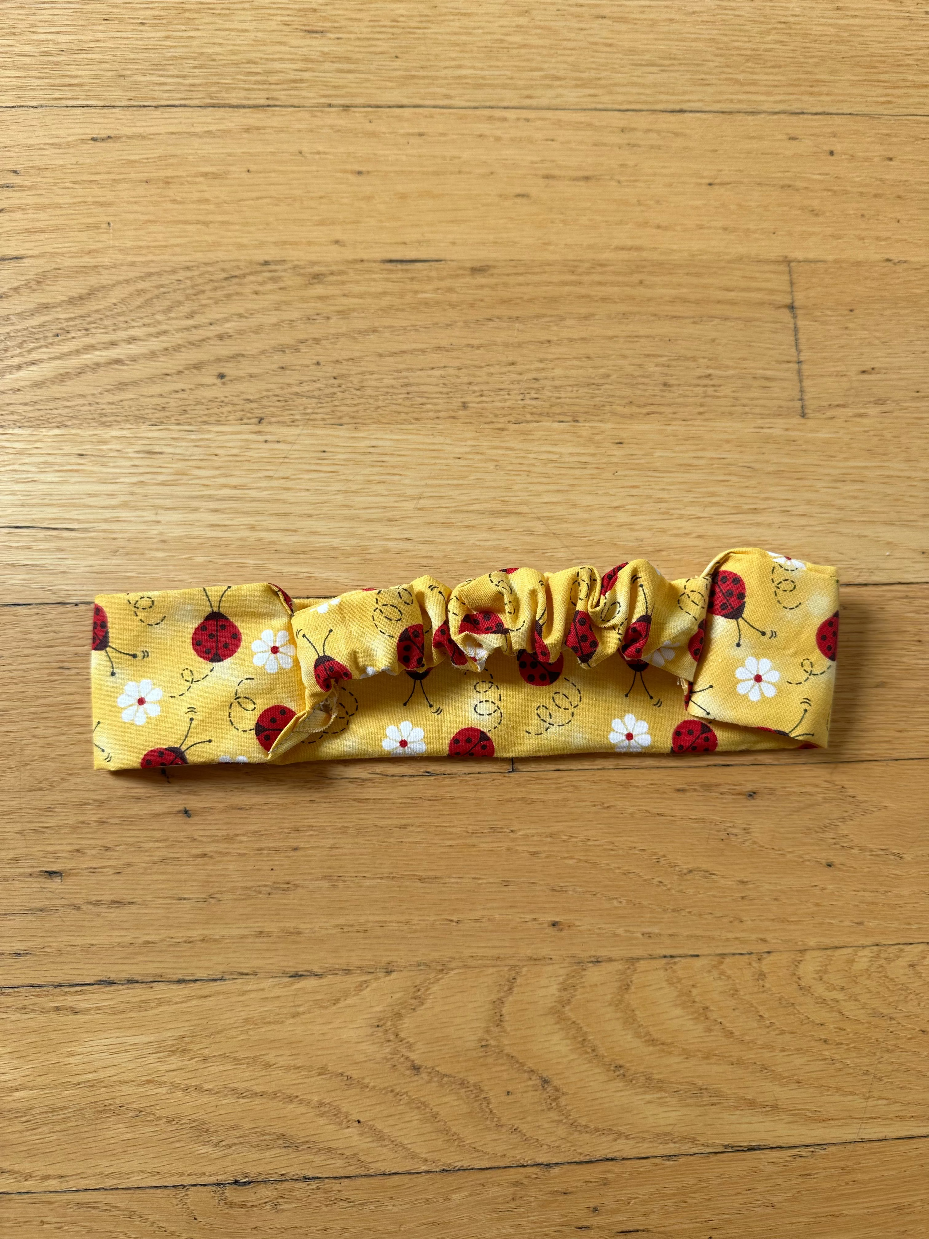 Yellow Ladybug Headband