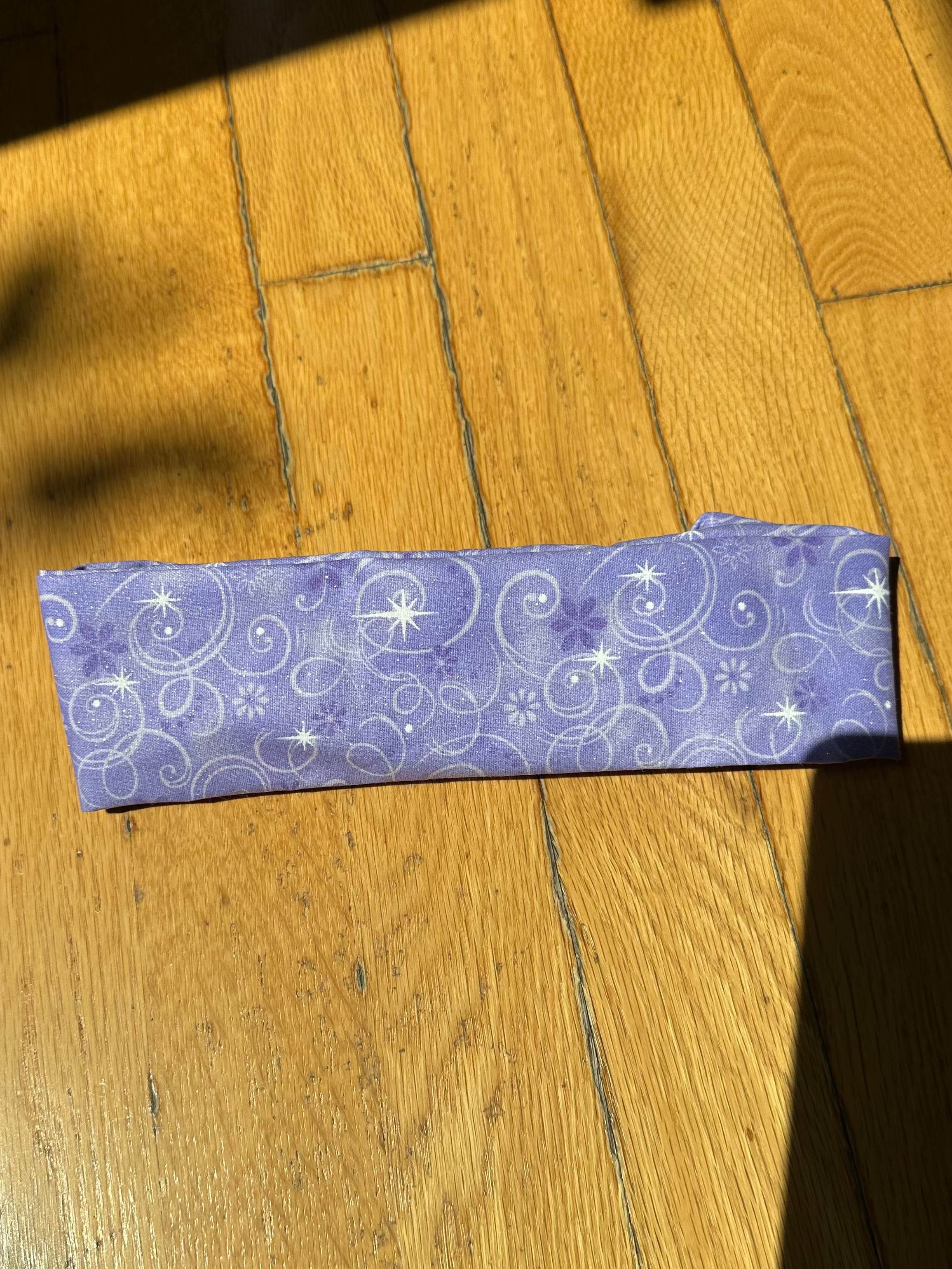 Purple and White Whimsical Sparkle Headband