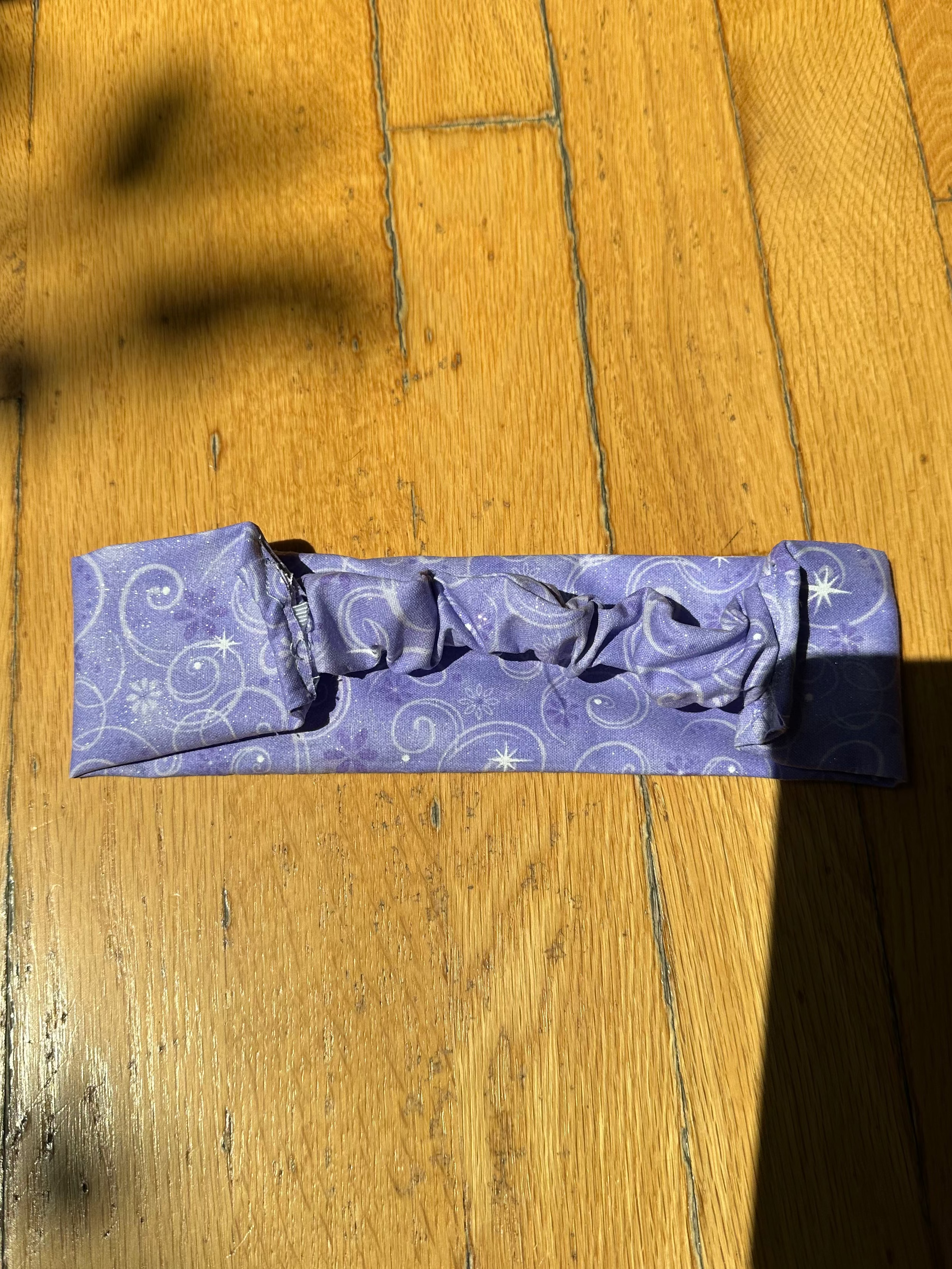 Purple and White Whimsical Sparkle Headband